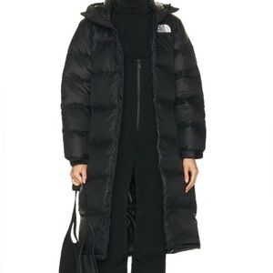 Same style as the first picture like new long parka with hood